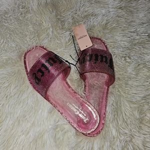 Juicy Couture clear slide